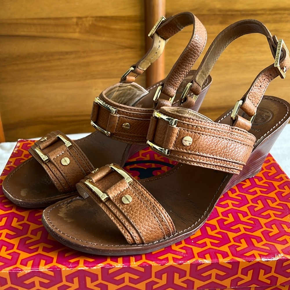 Tory Burch wedge sandals